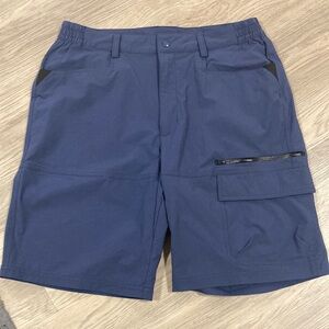 Men's Navy Blue Cargo Shorts